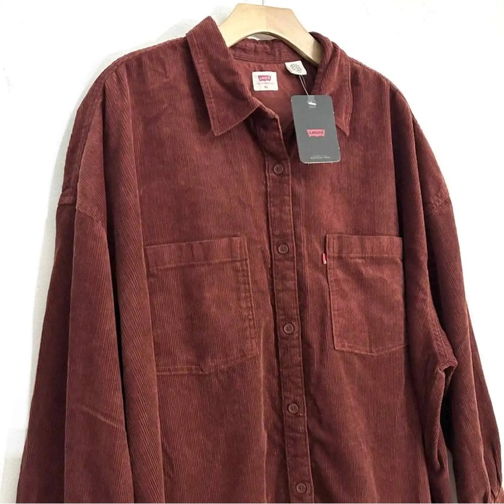 NWT LEVI’S Corduroy Elliot Utility Button Up Shirt - Picture 7 of 8